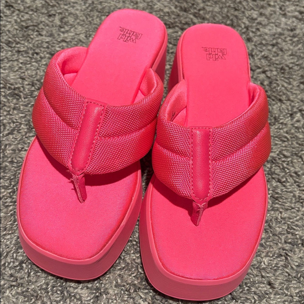Wild Fable Pink Platform Sandals